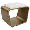 Hoop Small Gold Bench, Benche by Uttermost, 23.75" width x 19.25" height x 15.75" depth thumbnail 4