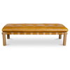 Costello Bench Tan, Benche by Moe's Home, 61" width x 18" height x 20" depth thumbnail 1