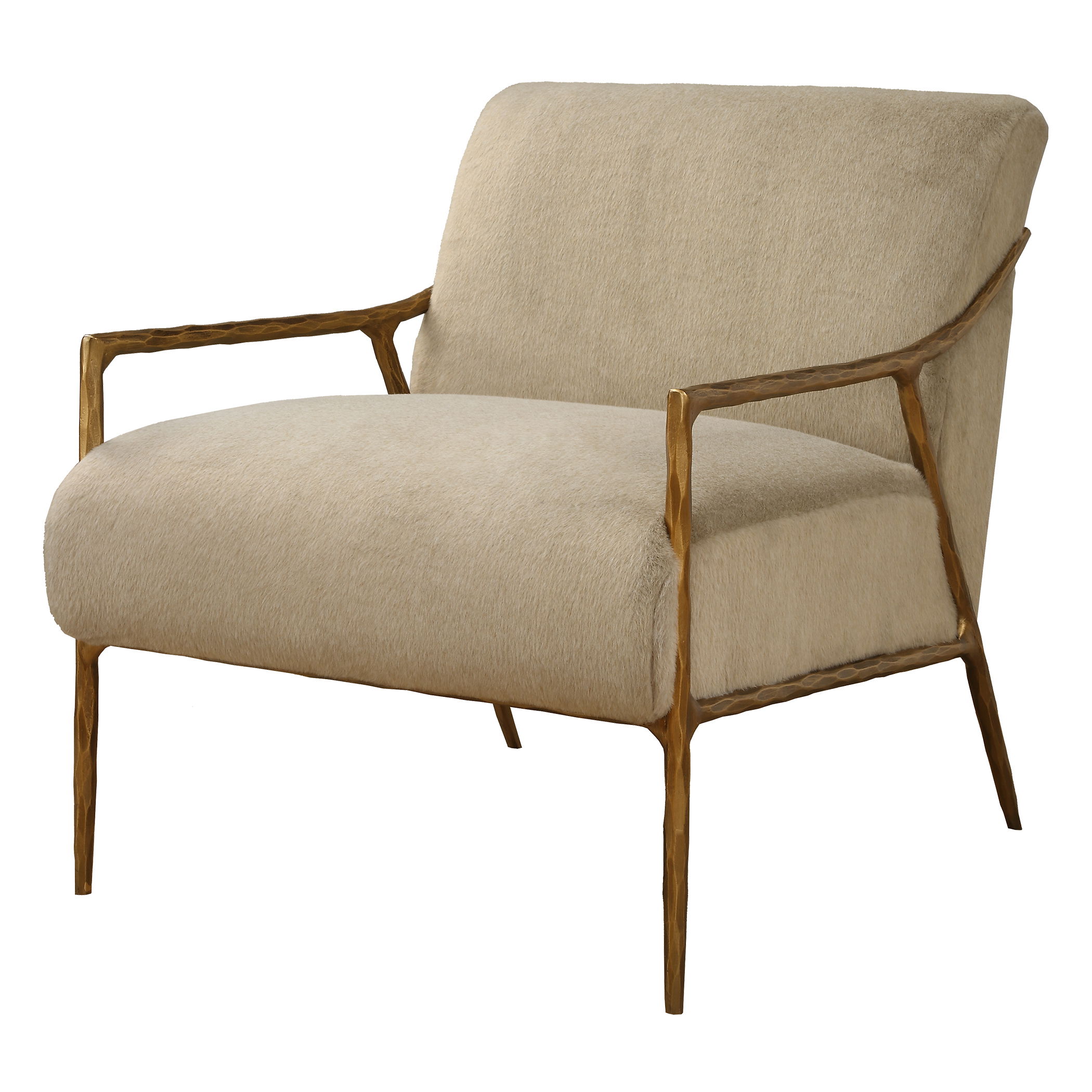 Kashmir Aged Gold Accent Chair large image 