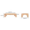 Evander Coffee Table Rectangle Aged Oak thumbnail 8