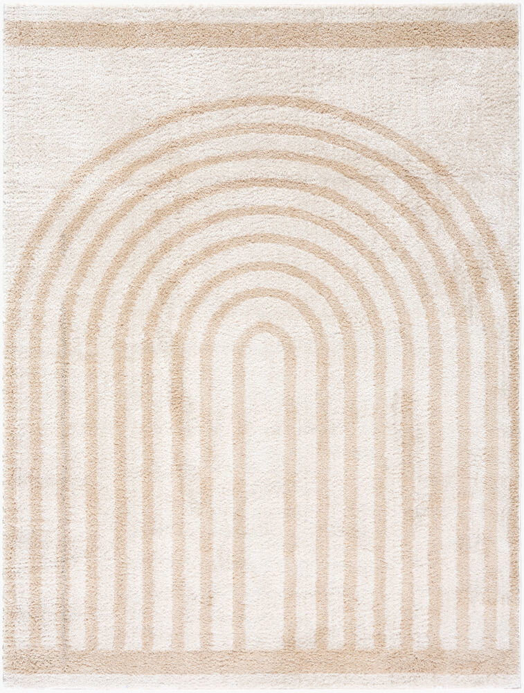 Fossay Shag Machine Woven Rug, by Surya, 2'11.43" length x 1'11.62" width