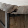 Ledger II 70L x 17W x 30H Live-Edge Wooden Brown Console Table thumbnail 4