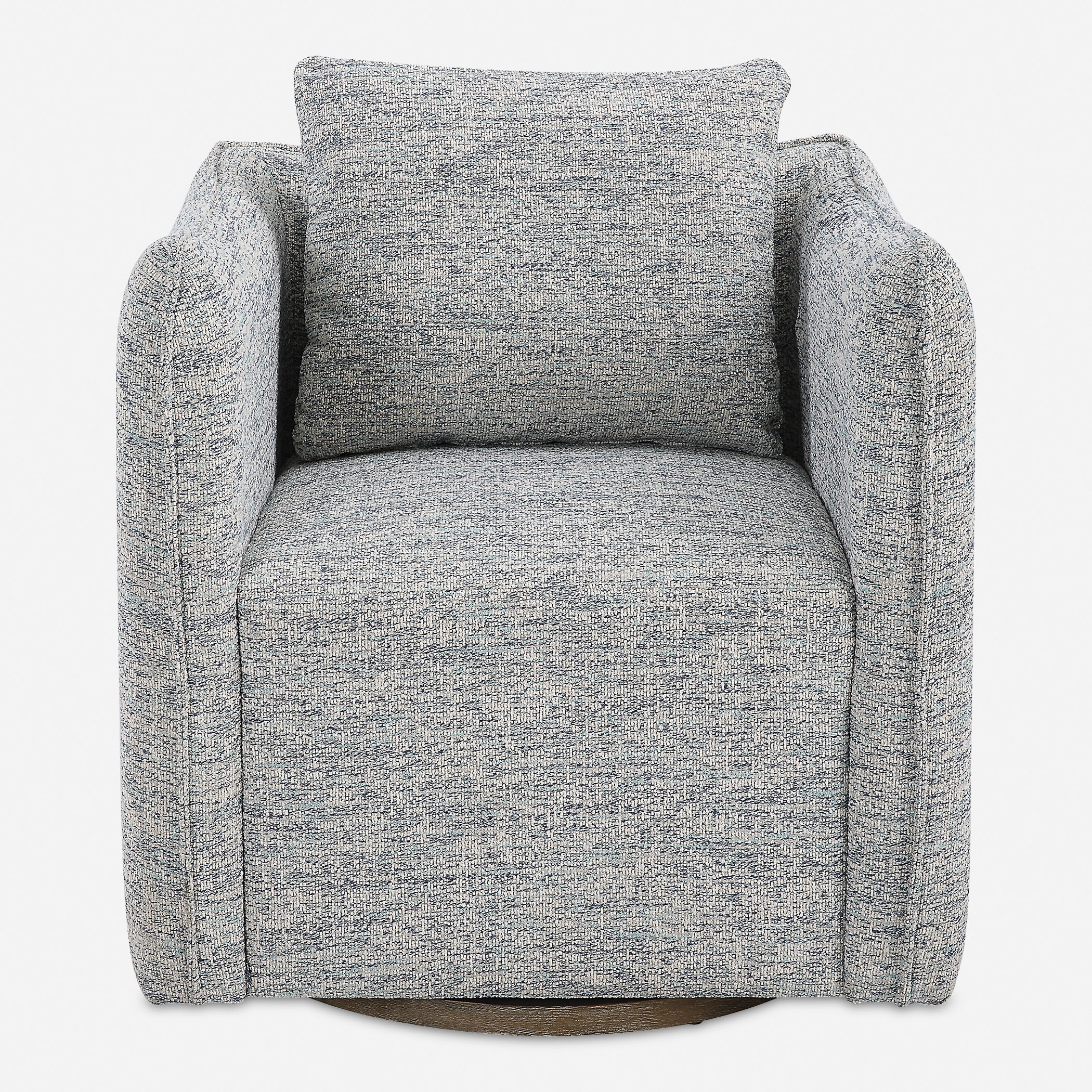 Corben Blue Swivel Chair large image 