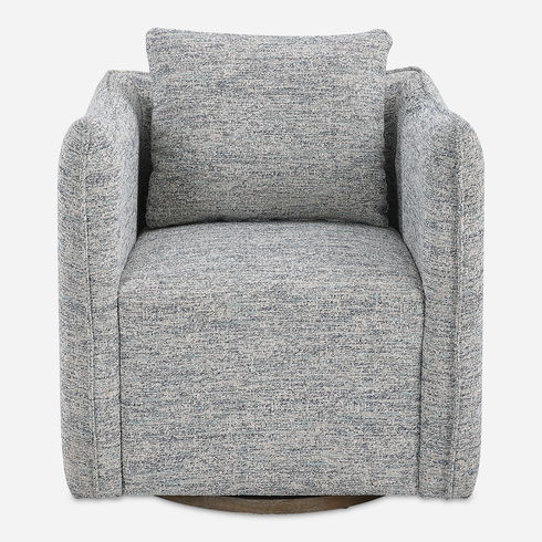 Corben Blue Swivel Chair