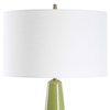 Mendell Moss Green Table Lamp, by Uttermost, 1'8" width x 3'3.5" height x 1'8" depth thumbnail 6
