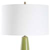Mendell Moss Green Table Lamp, by Uttermost, 20" width x 39.5" height x 20" depth thumbnail 6