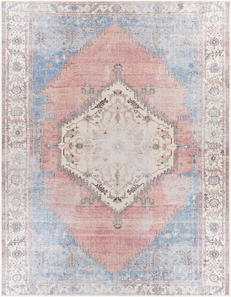 Amelie Machine Woven Rug, by Surya, 1'3.75" length x 1'3.75" width