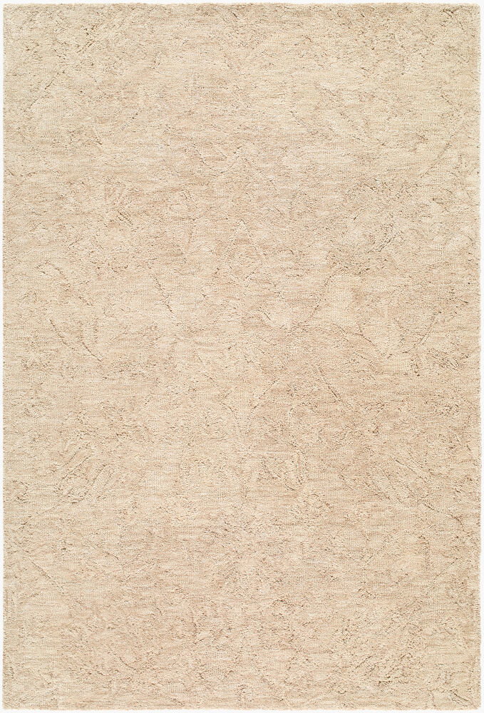 The Neutral Edit Handmade Rug, by Surya, 1'6" length x 1'6" width