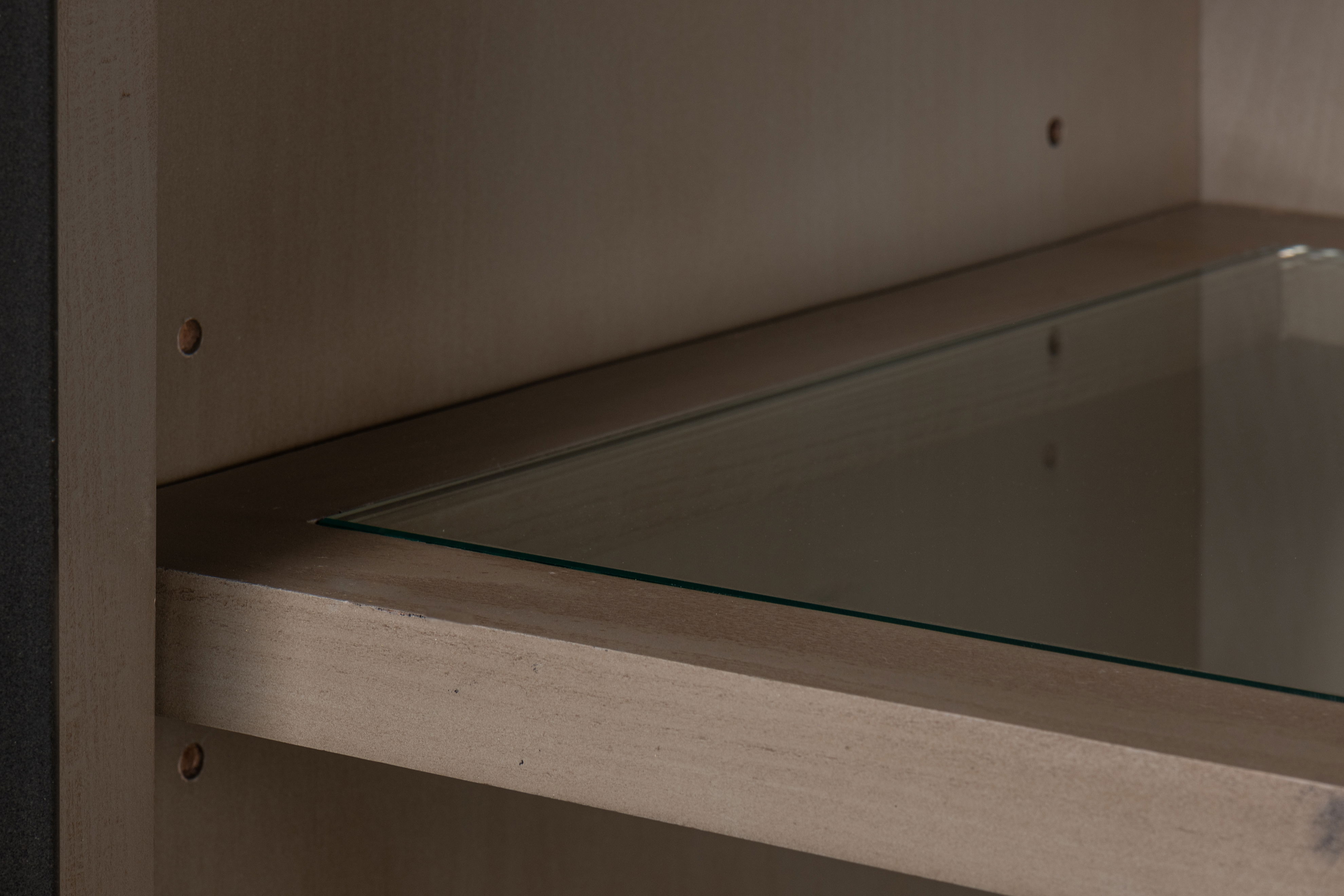 Vineyards Bar Cabinet, Shelving & Bookcase by Sarreid, 48" length x 18" width x 83" height View 8