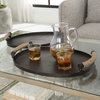 Viggo Bronze Trays Set/2, Decorative Tray by Uttermost, 21.5" width x 2.75" height x 14.5" depth thumbnail 3