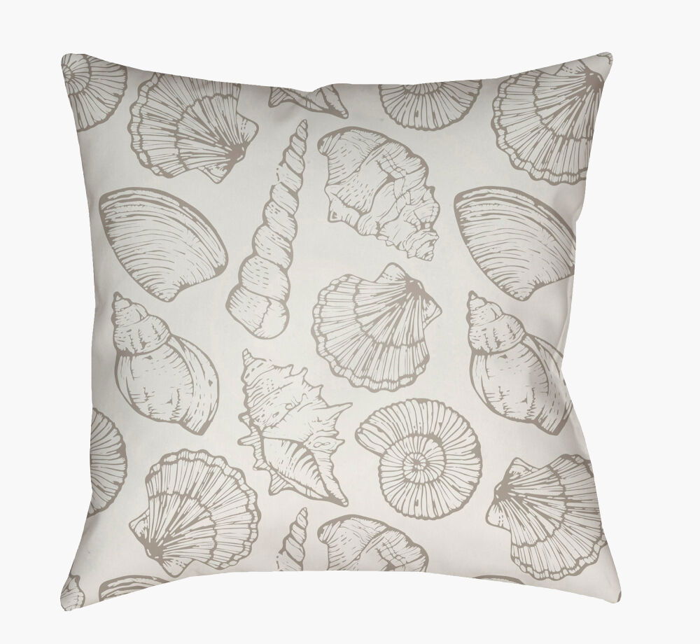 Shells III Accent Pillow, Decorative Pillow by Surya, 18" length x 18" width