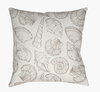 Shells III Accent Pillow, Decorative Pillow by Surya, 20" length x 20" width thumbnail