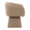 Jonie Swivel Chair Camel, Dining Chair by Dovetail, 25.25" width x 29.25" height x 23" depth thumbnail 3