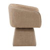 Jonie Swivel Chair Camel, Dining Chair by Dovetail, 25.25" width x 29.25" height x 24" depth thumbnail 3