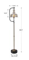 Elieser Industrial Floor Lamp thumbnail 2