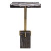 Rowman Petrified Wood Accent Table, Furniture by Uttermost, 14.9" width x 22.44" height x 14.9" depth thumbnail 1