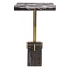 Rowman Petrified Wood Accent Table, Side & End Table by Uttermost, 14.9" width x 22.44" height x 14.9" depth thumbnail 1