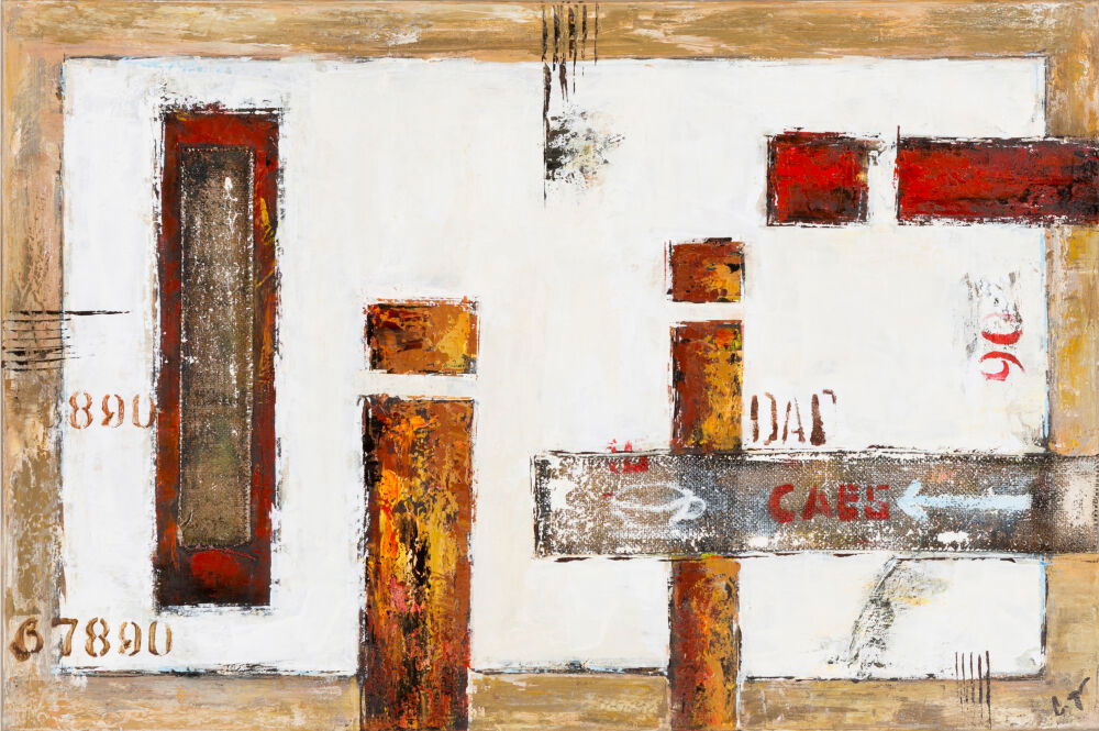 Surya Wall Decor, Painting, 36" width x 24" height