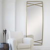 Gentry Oversized Gold Mirror, by Uttermost, 30" width x 78" height x 1.75" depth thumbnail 5