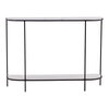 Brian Console Table White, by Dovetail, 43" width x 31.7" height x 11.4" depth thumbnail 2