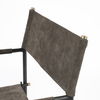 Direttore 19.25L x 20W x 31H  Brown/Gray Suede with Metal Frame Dining Chair thumbnail 11