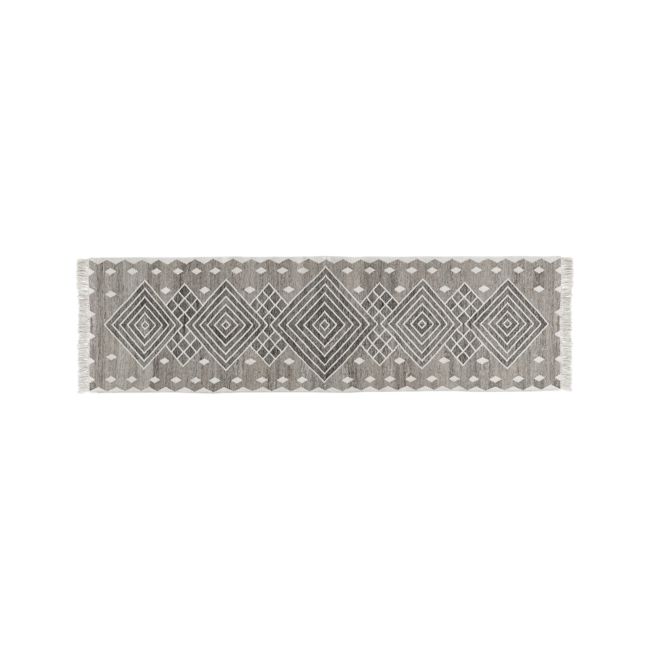 Online Designer Hallway/Entry Ceri Grey Indoor/Outdoor Rug 2.5'x9'