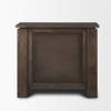 Wallen Solid Dark Brown Wood 3 Drawer Accent Cabinet, Cabinets & Chest by Mercana, 36" length x 18" width x 31" height thumbnail 5