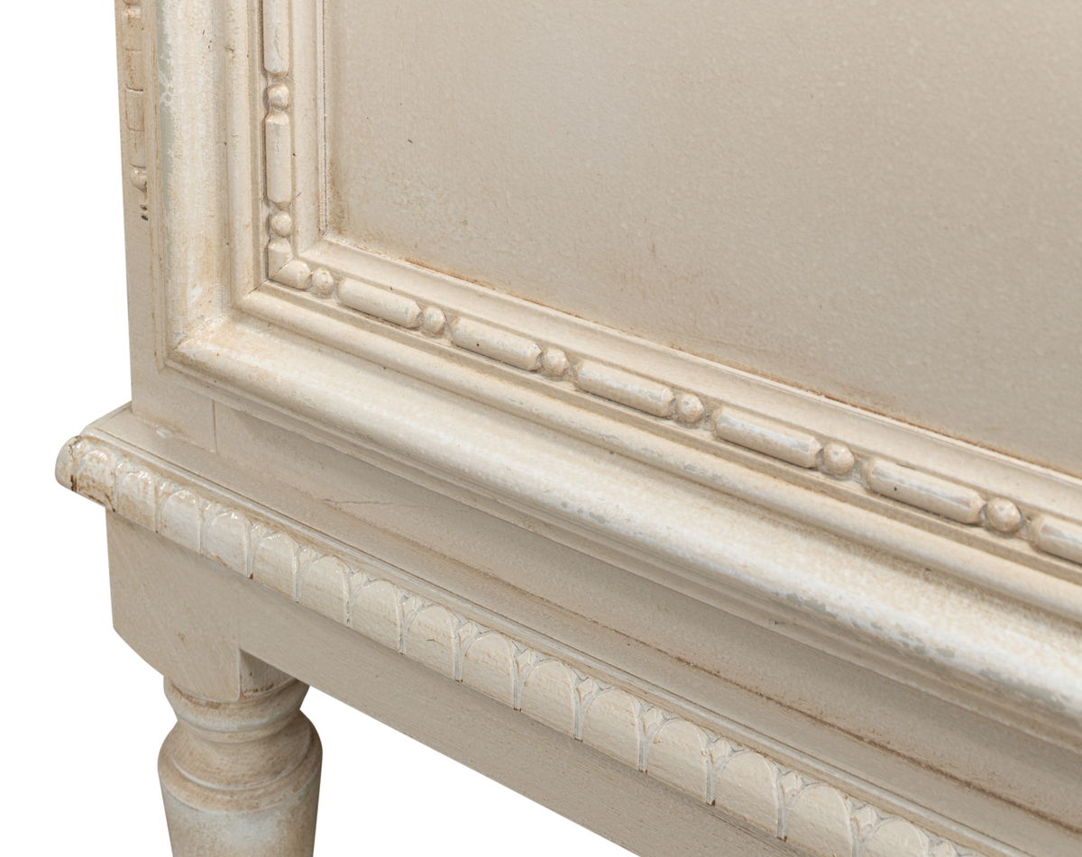 2 Door Sideboard  Bright Lime White, by Sarreid, 1'4" length x 3'6" width x 3' height View 9