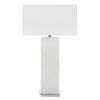 Pillar White Marble Table Lamp thumbnail 5