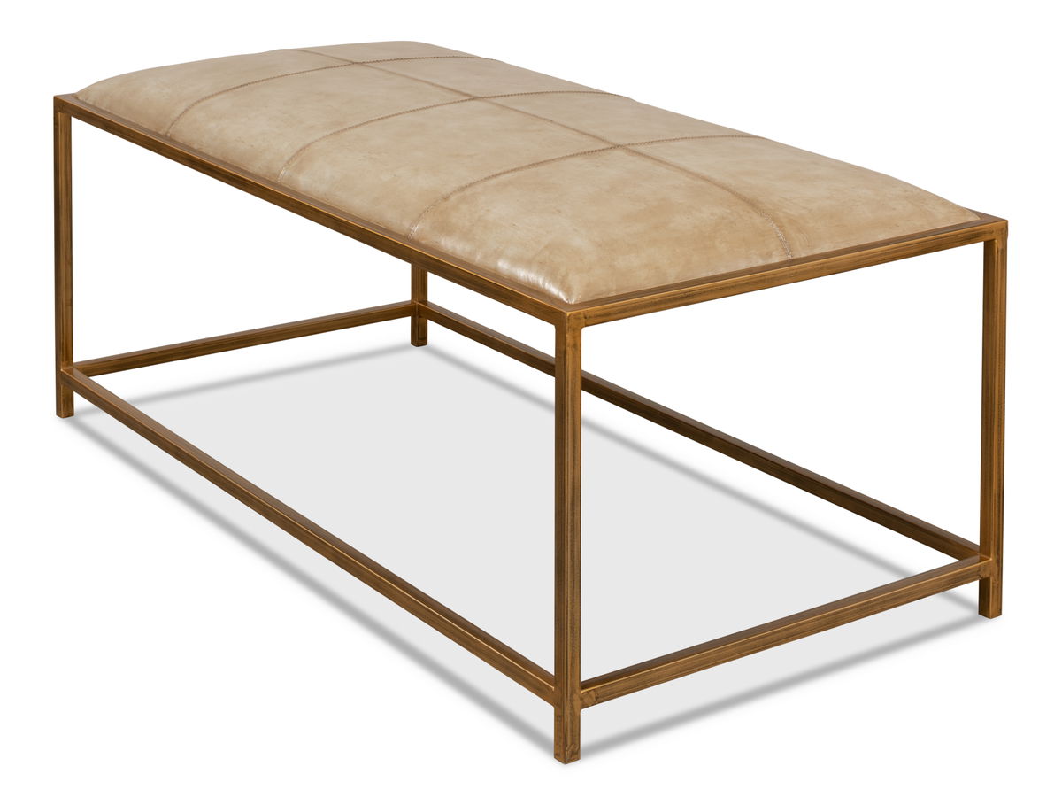 Montvale Coffee Table/Bench, by Sarreid, 2' length x 4' width x 1'6" height View 8