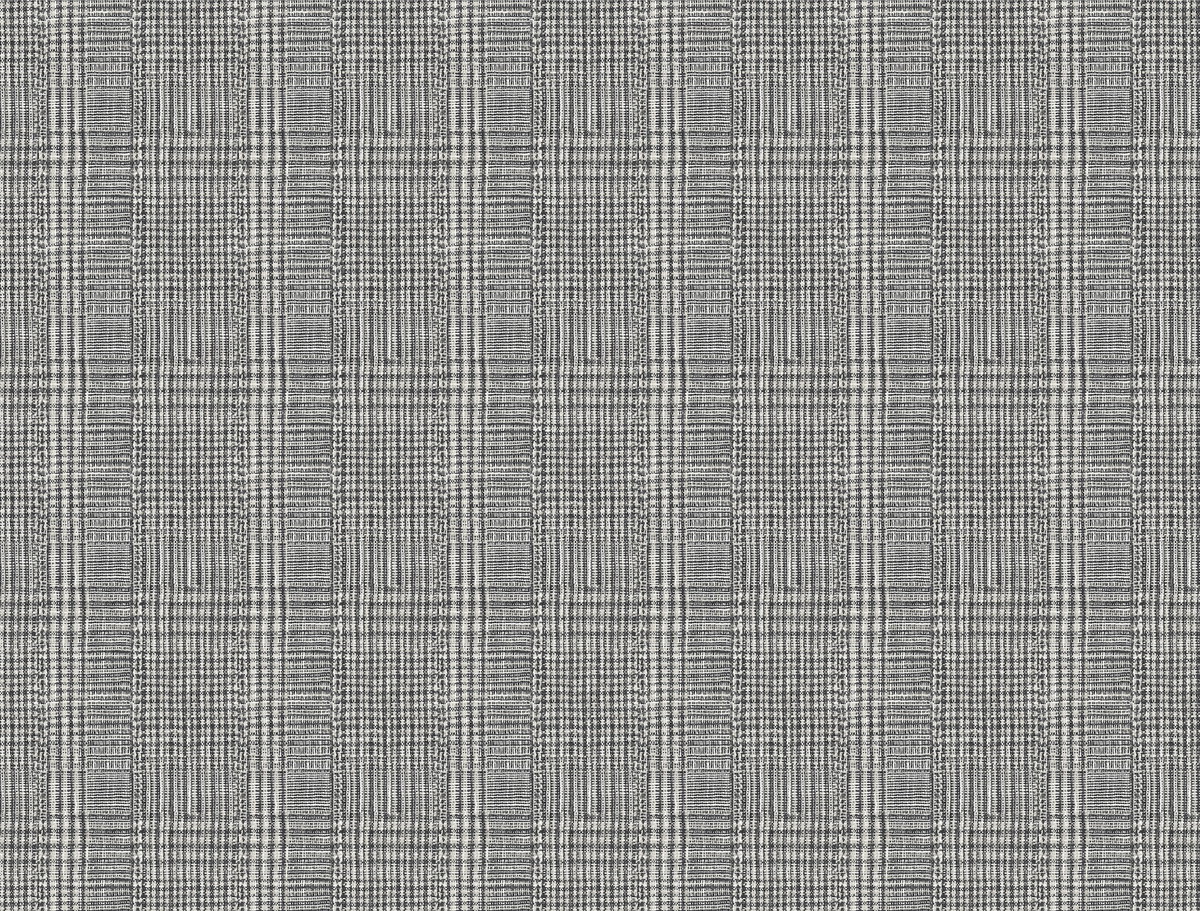 Shirting Plaid Black Wallpaper, by York Wall, 27' length x 2'3" width x 0.02" depth