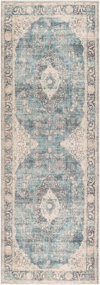 Marlene Machine Woven Rug, by Surya, 7'2.61" length x 2'6.71" width
