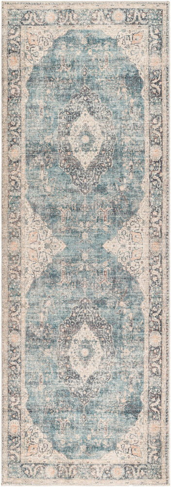 Marlene Machine Woven Rug, by Surya, 7'2.61" length x 2'6.71" width