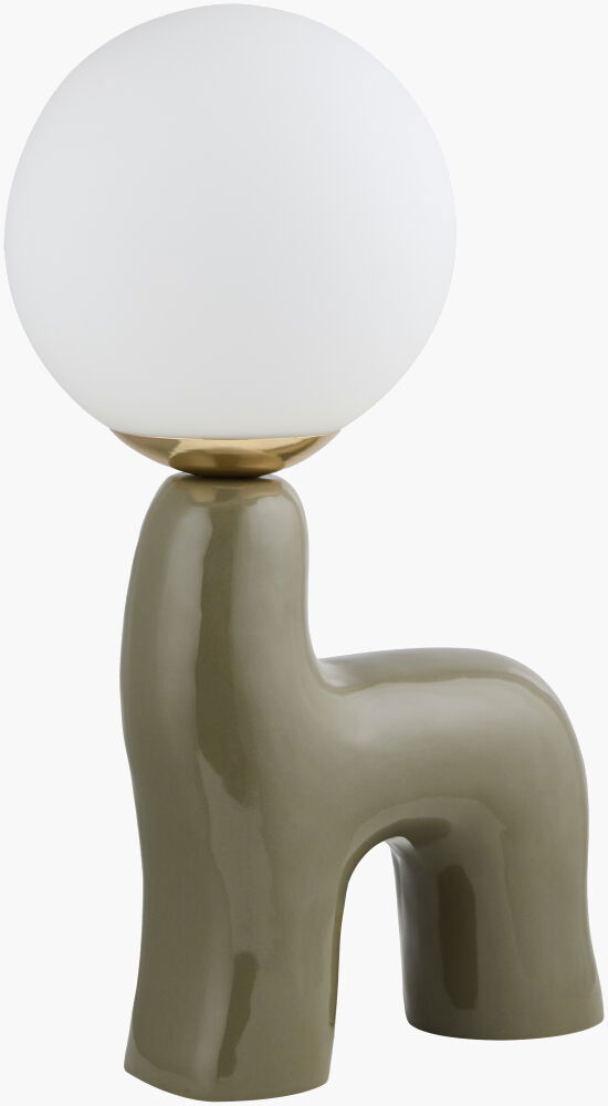 Opal Accent Table Lamp, by Surya, 7" width x 17" height