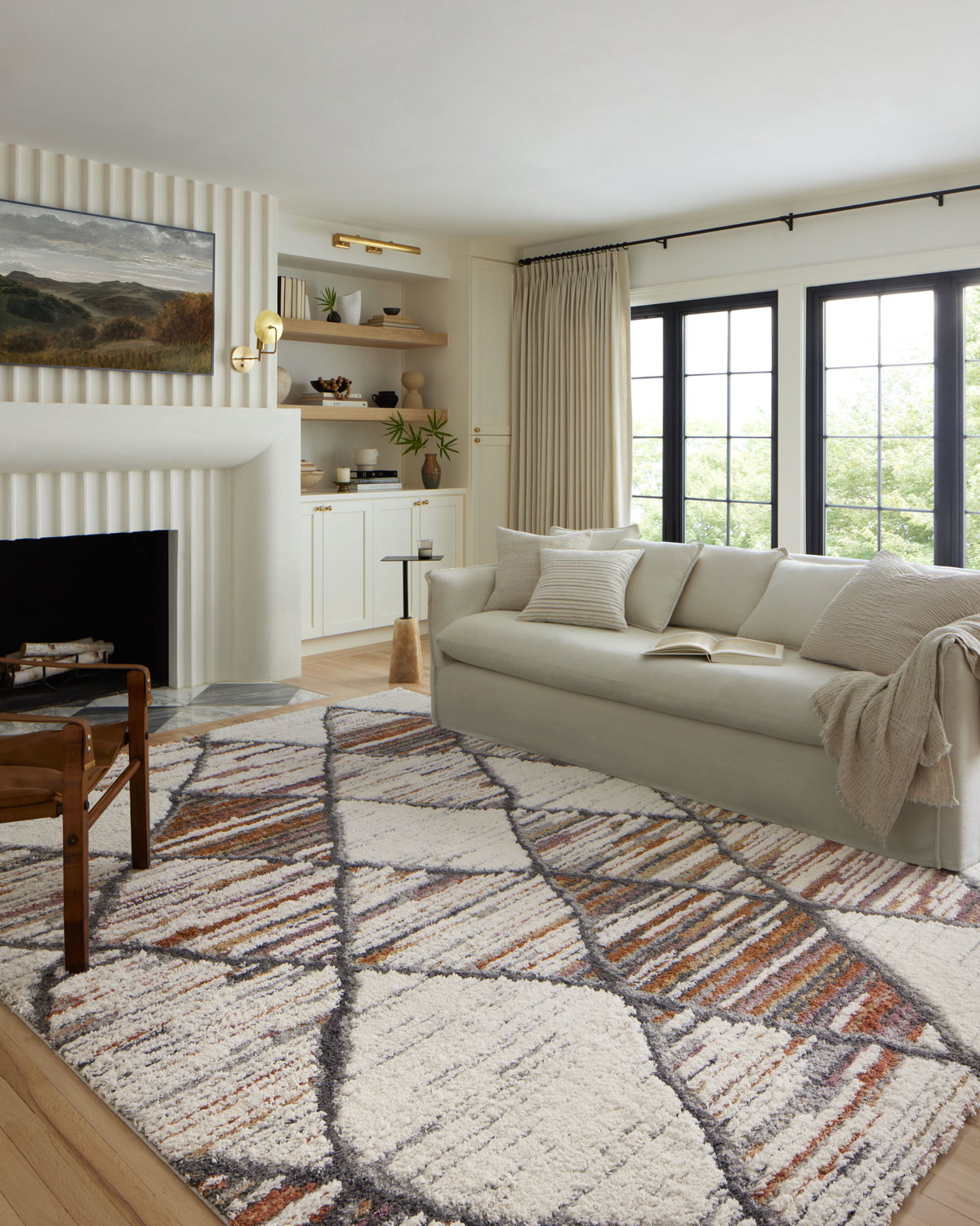 Loloi Levitt Shag Rug, 4' length x 6' width View 2