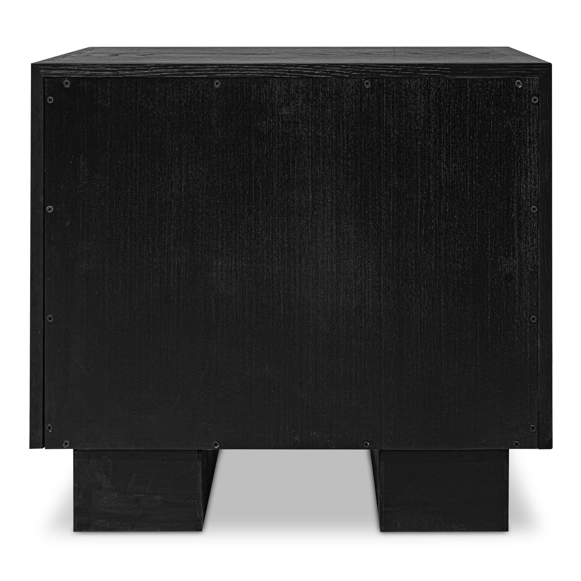 Marcelle Nightstand Black, by Moe's Home, 24" width x 21.63" height x 15" depth View 4