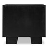 Marcelle Nightstand Black, by Moe's Home, 24" width x 21.63" height x 15" depth thumbnail 4