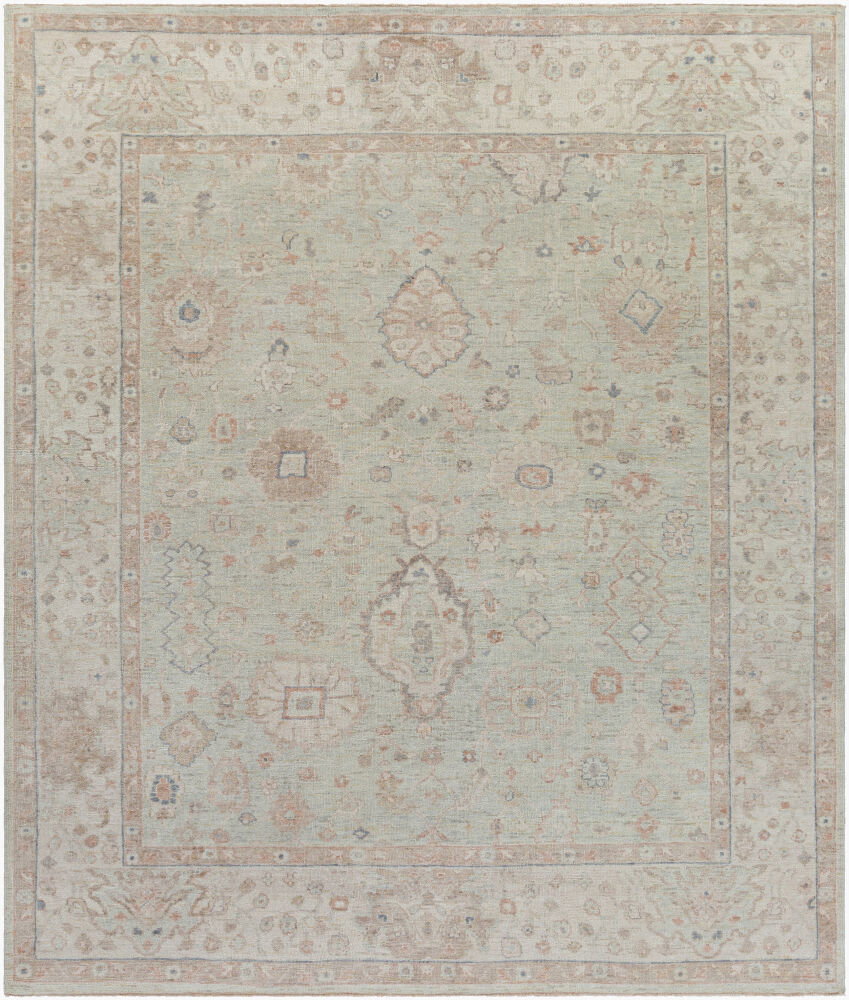 Normandy Handmade Rug, by Surya, 1'6" length x 1'6" width