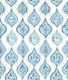 Marketplace Motif White & Blue Wallpaper thumbnail 0