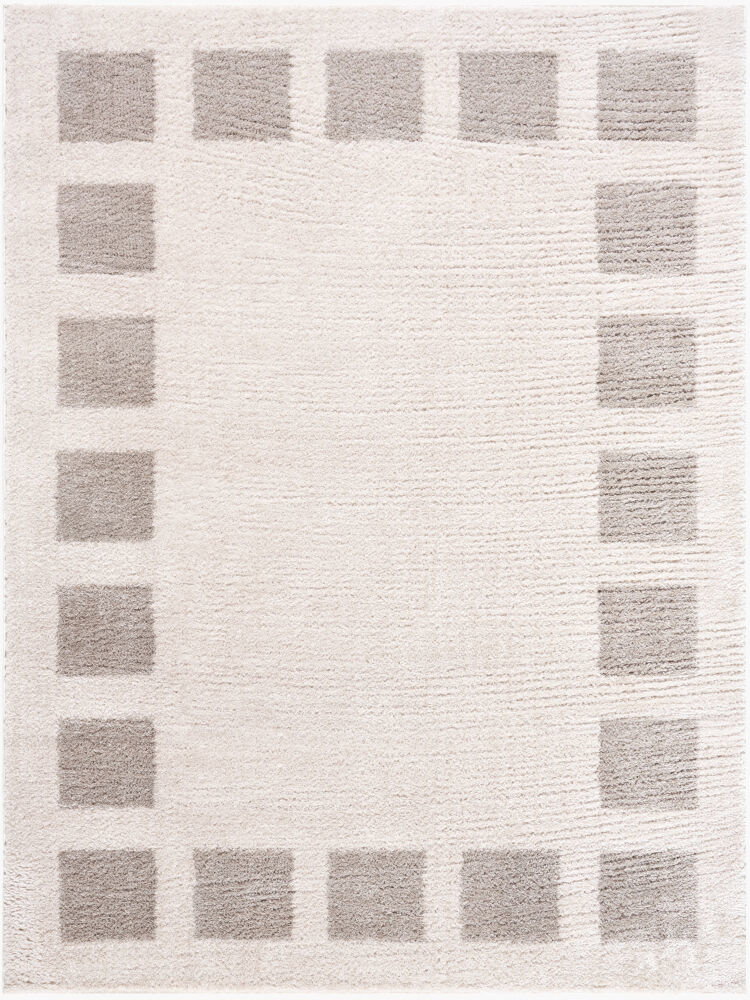 Fossay Shag Machine Woven Rug, by Surya, 6'11.86" length x 5'2.99" width