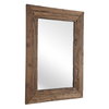 Rennick Large Reclaimed Pine Mirror, by Uttermost, 3'4" width x 4'9" height x 1.5" depth thumbnail 5