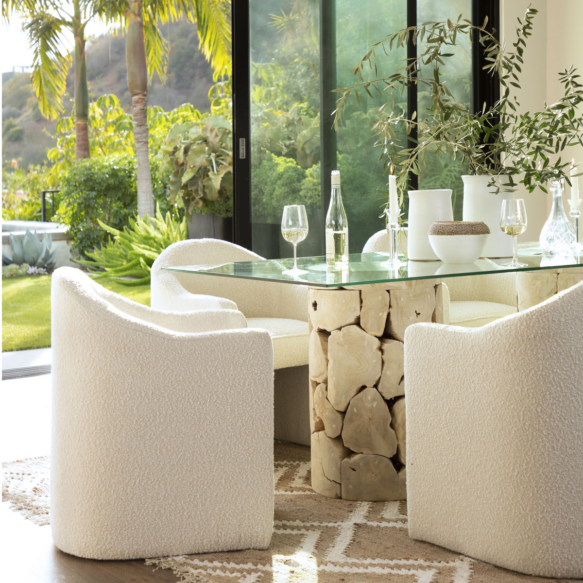 Thora Dining Chair, by Dovetail, 24.5" width x 32" height x 24.5" depth View 6