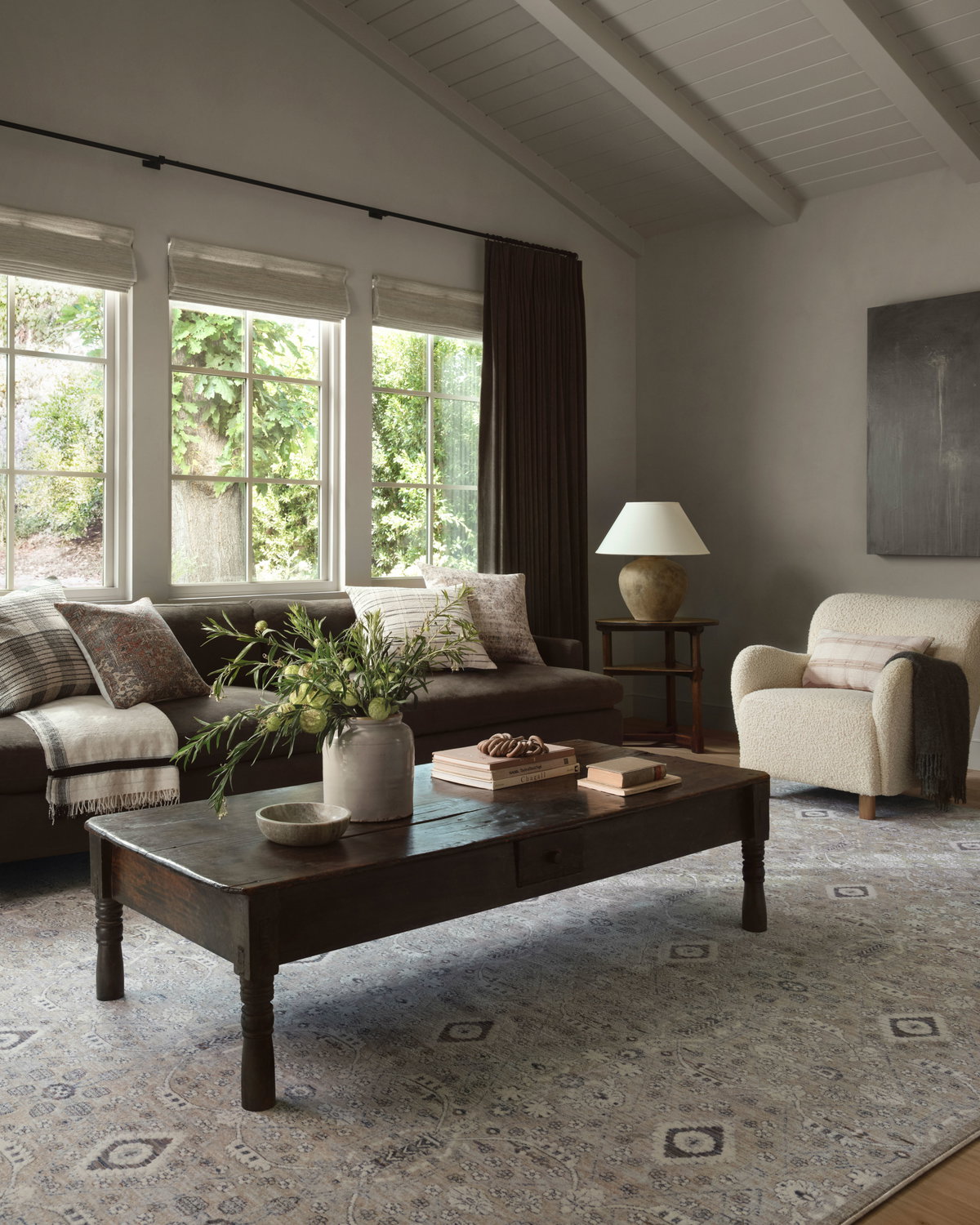 Amber Lewis x Loloi Zuma Rug, 1'6" length x 1'6" width View 2