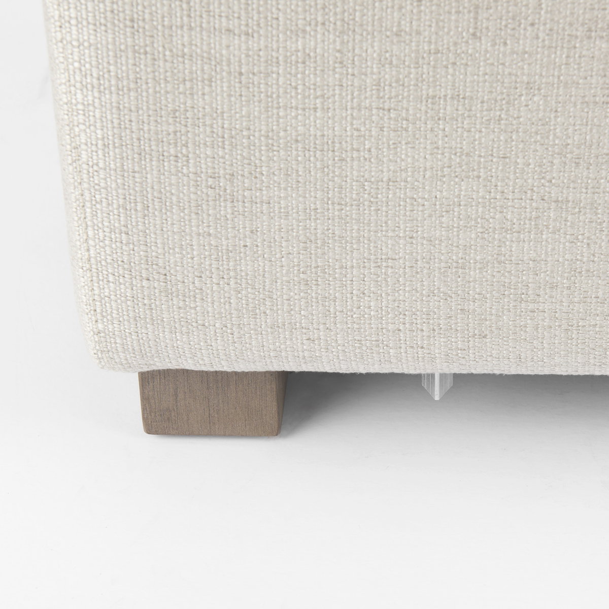 Valence  Beige 2/3 Ottoman Sectional Piece, Sectional Sofa by Mercana, 38.58" length x 25.98" width x 17.72" height View 11