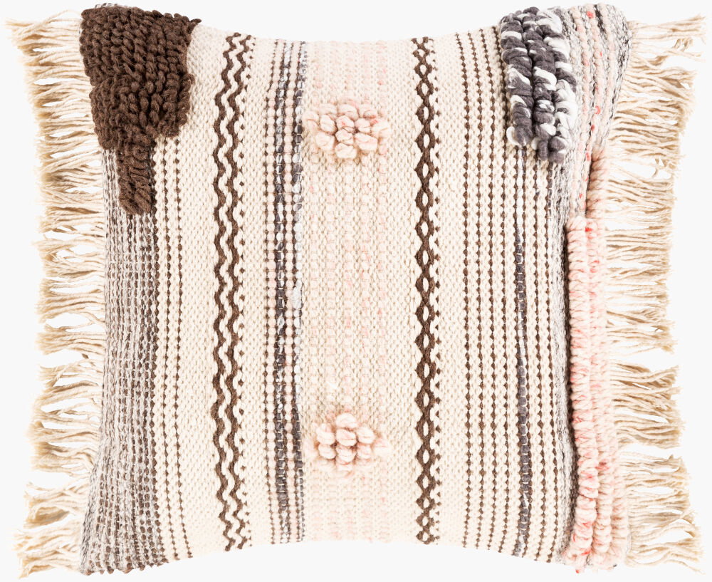 Lovisa Lumbar Pillow Down, Decorative Pillow by Surya, 14" length x 22" width