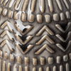 Riker III Large Dark Gray Cream Ceramic Vase thumbnail 6
