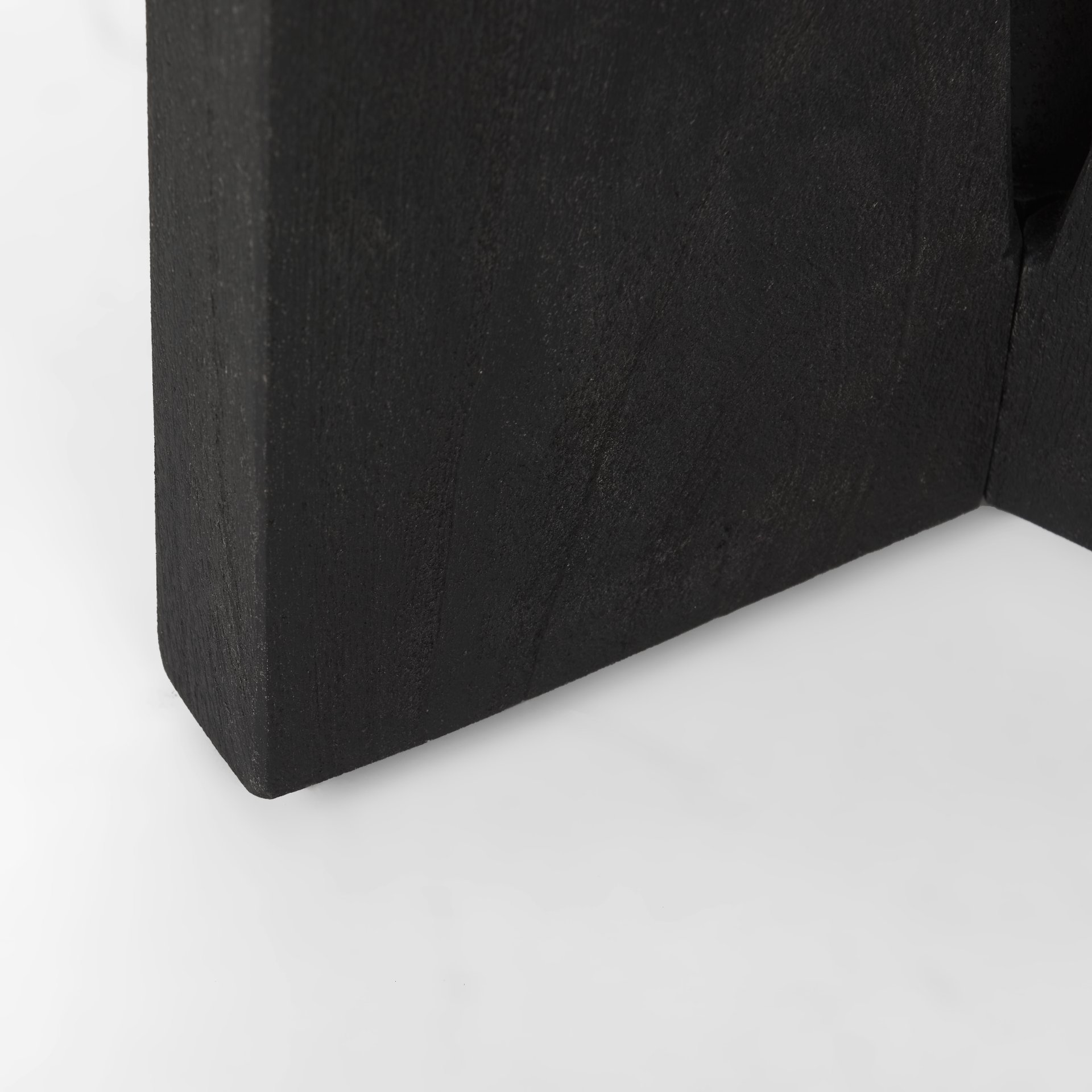 Mattius Black Wood Accent Table large image 