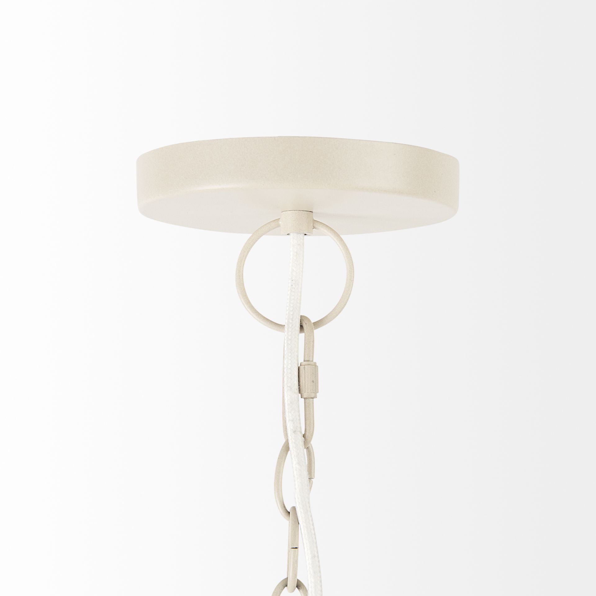 Marimba 40 L x 40 W x 24 H Natural Cane 6 Tier Chandelier, by Mercana, 40" length x 40" width x 24" height View 5