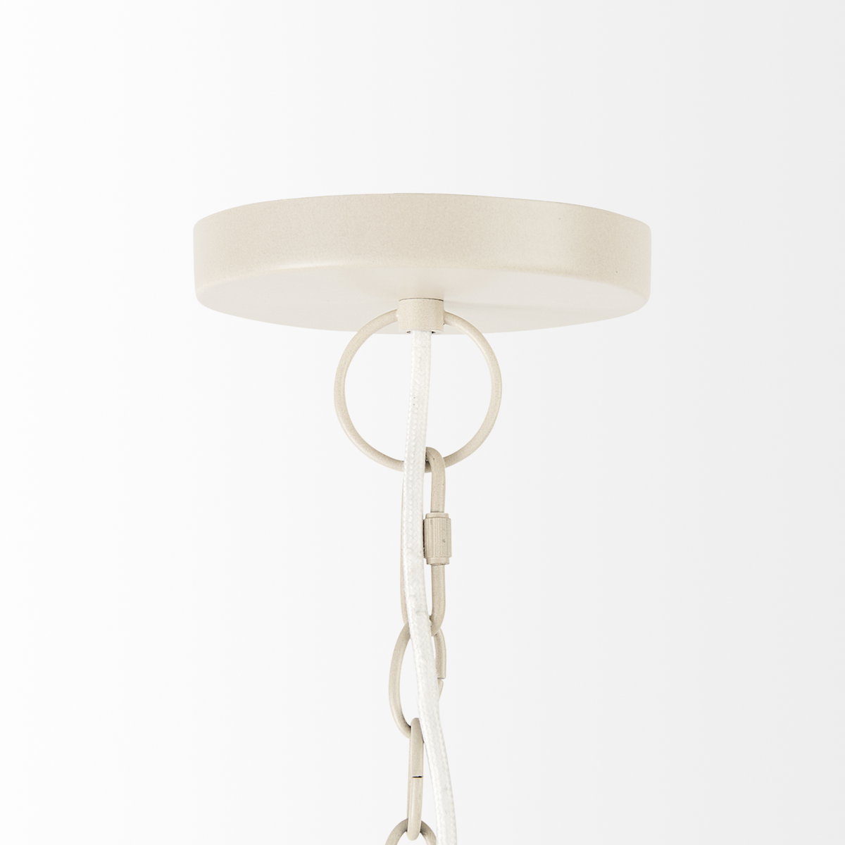 Marimba 40 L x 40 W x 24 H Natural Cane 6 Tier Chandelier, by Mercana, 40" length x 40" width x 24" height View 5