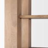 Beth Light Brown Wood with Open and Closed Storage Shelving Unit, Shelving & Bookcase by Mercana, 42" length x 20" width x 82" height thumbnail 12
